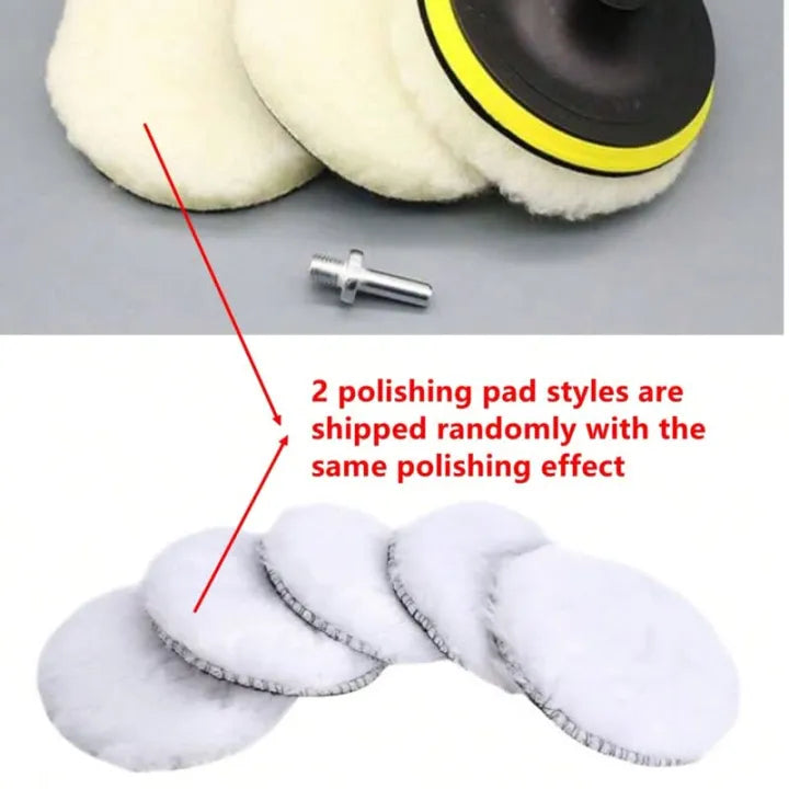 Car Polisher Machine Drill Adopter Plastic Material Black/Yellow 7" 01 Pc/Pack Poly Bag Pack