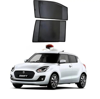 Car Curtain  Side Fix Suzuki Swift 2022 With Logo  Black (China)