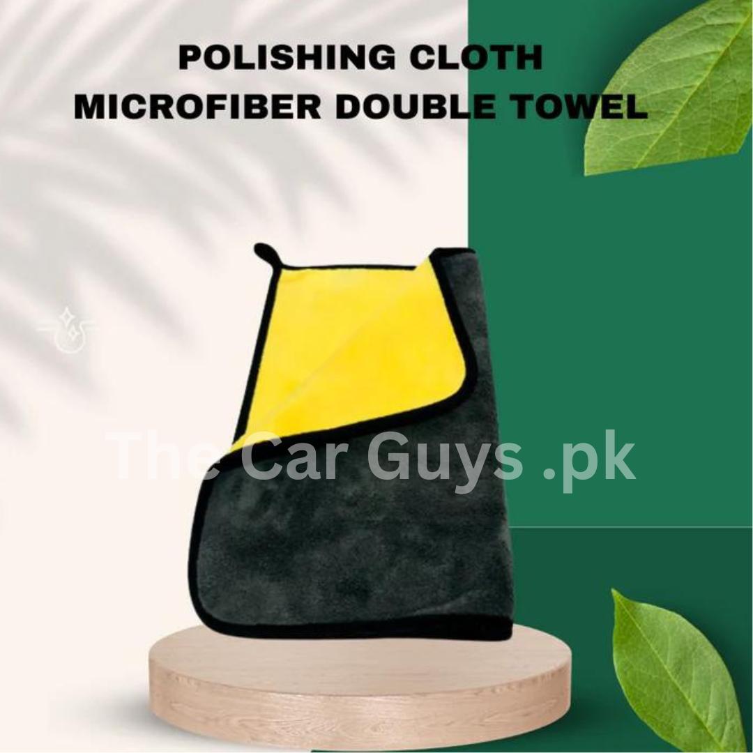 Automotive Washing / Cleaning / Polishing Cloth Microfiber Double Towel Standard Quality 40X30Cm Mix Colours 01 Pc/Pack (China)