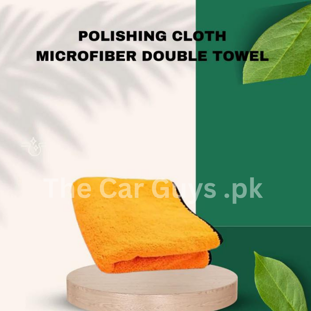 Automotive Washing / Cleaning / Polishing Cloth Microfiber Double Towel Premium Quality 40X60Cm Mix Colours 01 Pc/Pack (China)