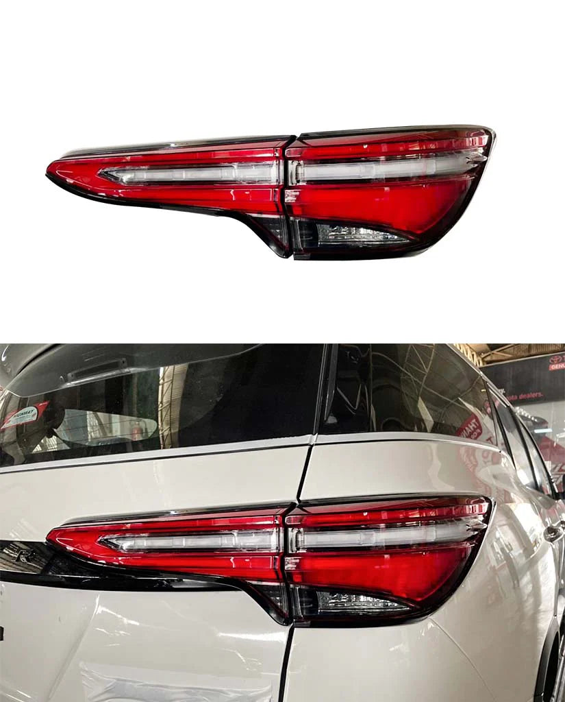 Oem Type Tail Lamp Fortuner 2021 Toyota Legender Design Red Lens Pair (China)