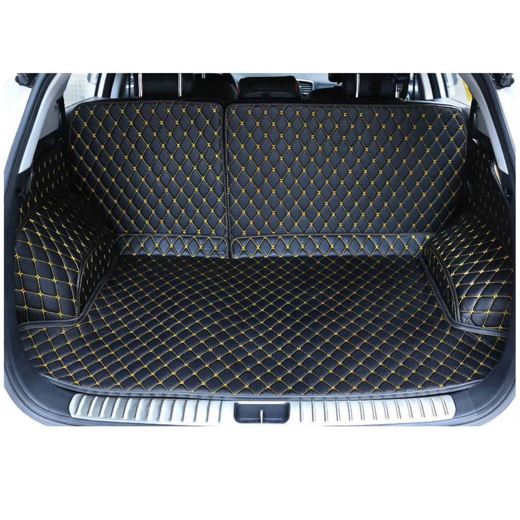 Car Trunk Inner Liner 7D Design Kia Sportage 2020 Black Beige Stitch ...