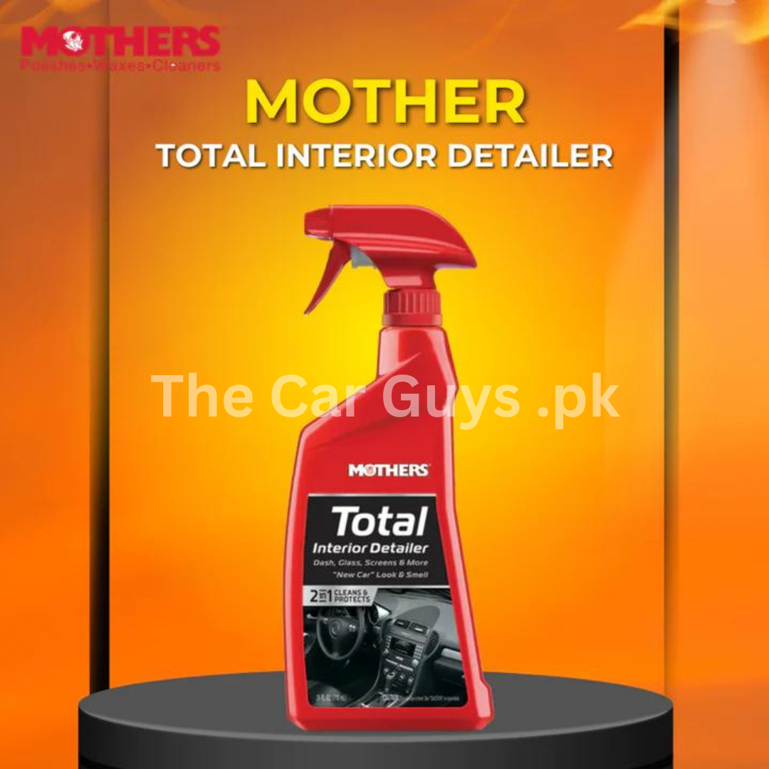 Car Dashboard Polish Mothers New Car  Plastic Bottle Pack  650Ml Total Interior Detailer 05434 (Usa)