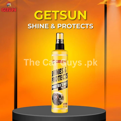 Car Dashboard Polish Getsun New Car  Plastic Bottle Pack  295Ml Shine&Protects Gt-7026 (China)