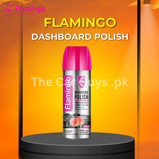 Car Dashboard Polish Flamingo Peach Tin Can Pack 450Ml F004P (China)