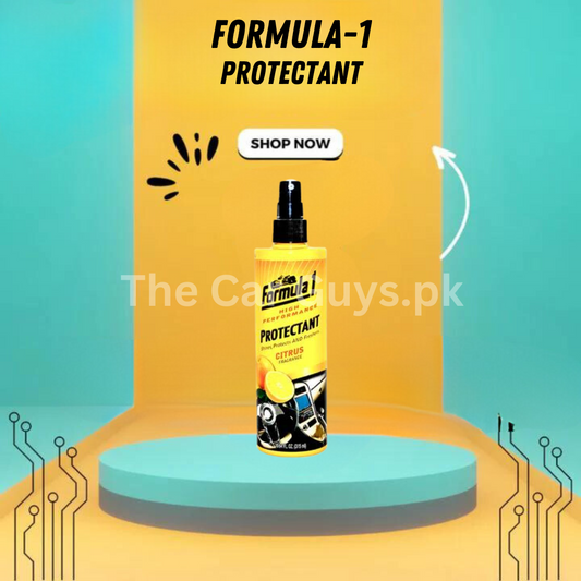 Car Dashboard Polish Formula-1 Citrus Plastic Bottle Pack  295Ml Protectant Shine Protects And Freshens 712300 (Usa)