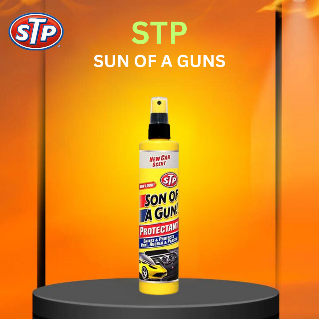 Car Dashboard Polish Stp New Car Plastic Bottle Pack 295Ml Son Of A Gun Protectant 97301Ab (Usa)