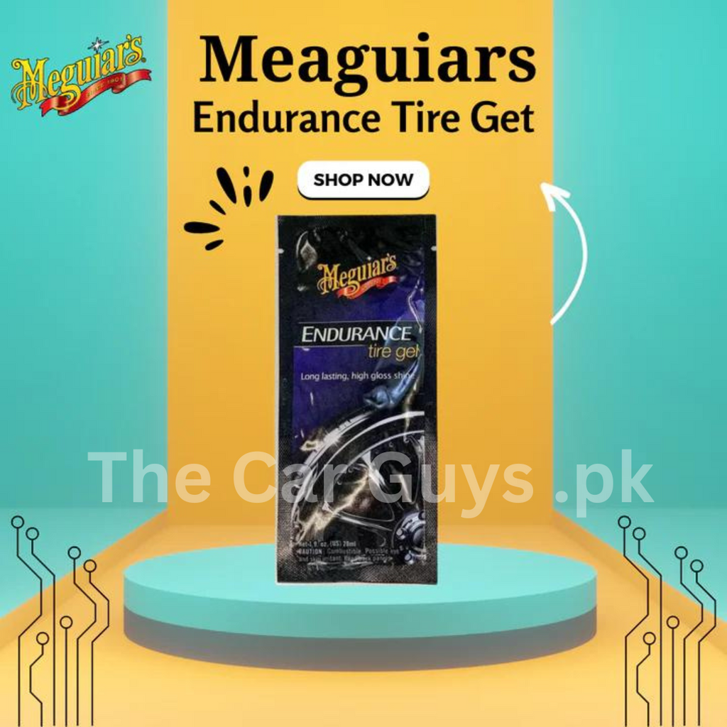 Car Tire Gel Meguiars Endurance Sachet Packing 28Ml Long Lasting High Gloss Shine G7516T (Usa)