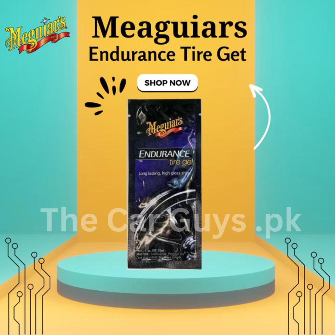 Car Tire Gel Meguiars Endurance Sachet Packing 28Ml Long Lasting High Gloss Shine G7516T (Usa)