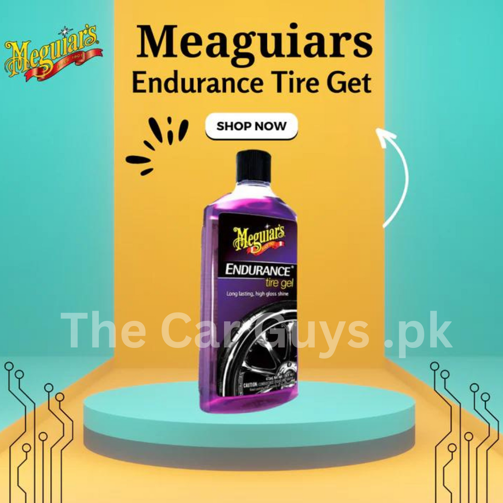 Car Tire Gel Meguiars Endurance Plastic Can Pack 473Ml Long Lasting High Gloss Shine G7516 (Usa)