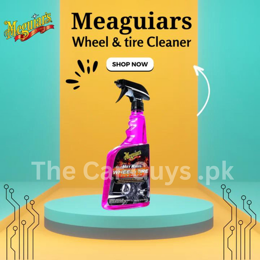 Car Wheel & Tire Cleaner Meguiars Plastic Bottle Pack  709Ml Hot Rims G9524 (Usa)