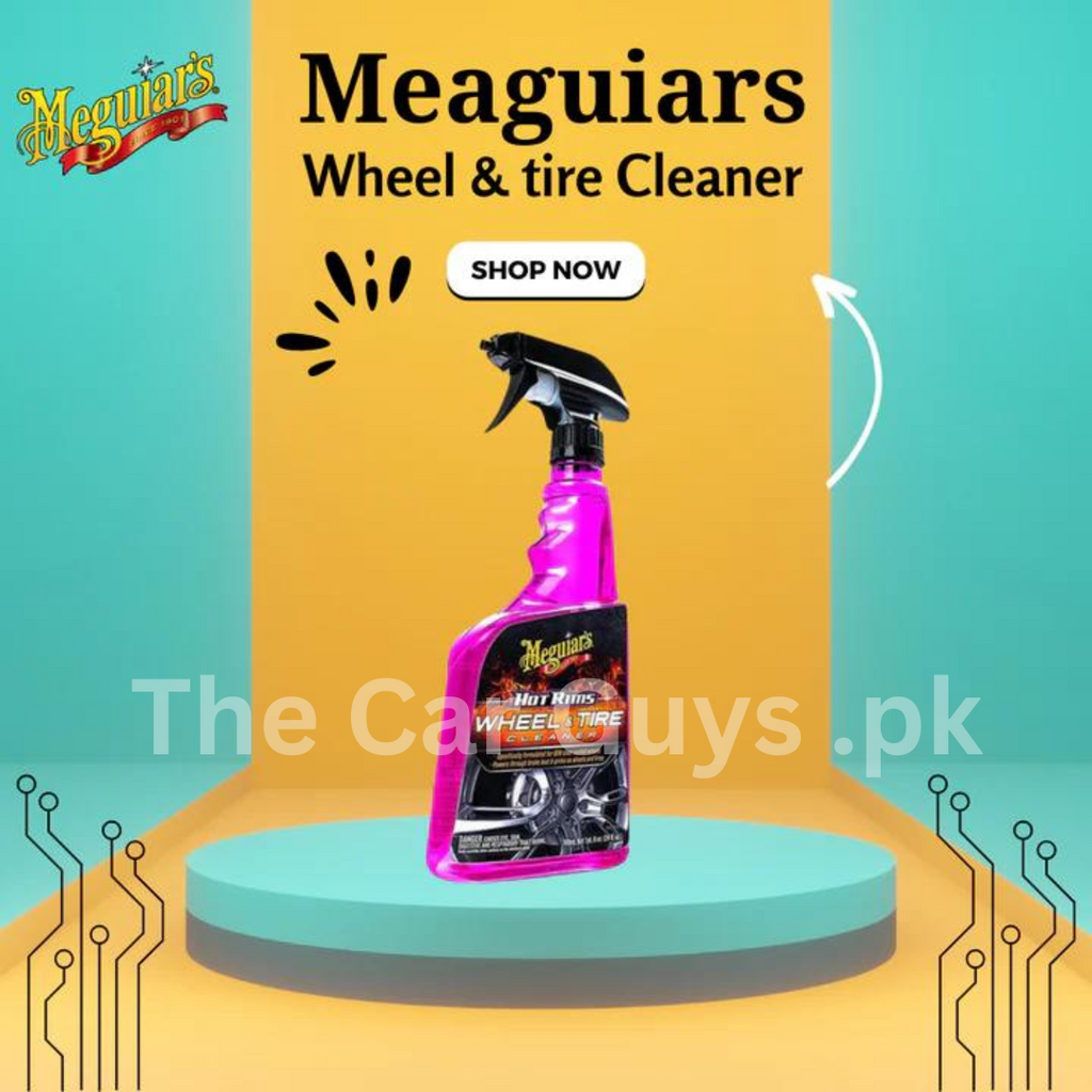 Car Wheel & Tire Cleaner Meguiars Plastic Bottle Pack 709Ml Hot Rims G9524 (Usa)