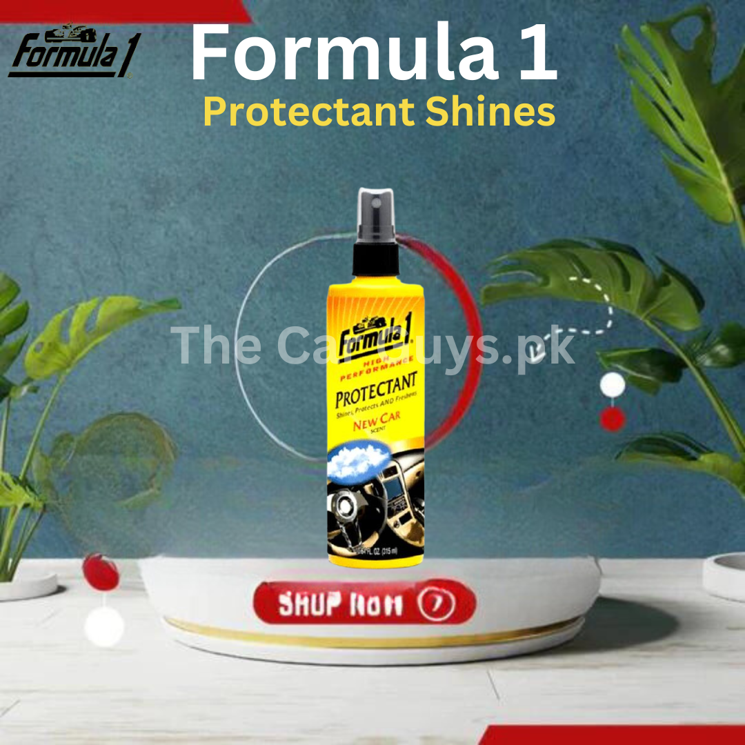 Car Dashboard Polish Formula-1 New Car  Plastic Bottle Pack  295Ml Protectant Shine Protects And Freshens 712400 (Usa)