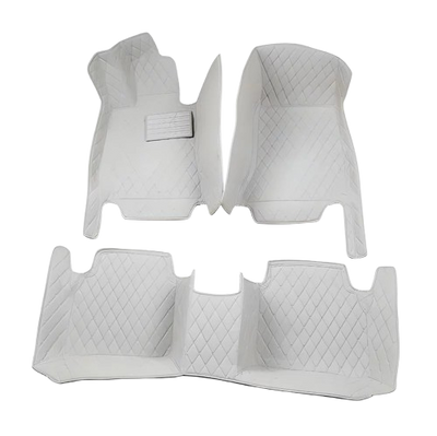 Car Floor Mat 7D Toyota Corolla 2012 Y-Grey Pvc 03 Pcs / Set (China)