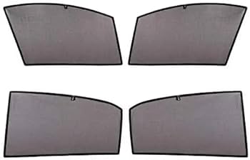 Car Curtain Side Fix Toyota Vitz 2009 With Logo Black
