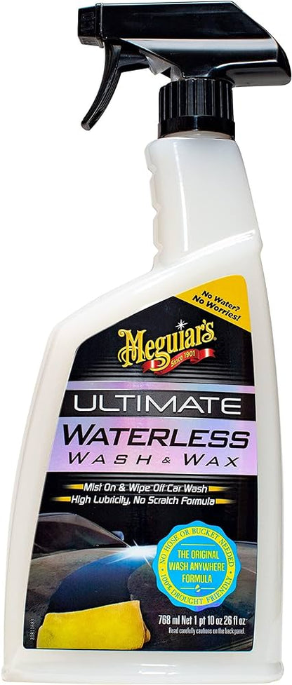 Car Shampoo & Wax Meguiars Ultimate Plastic Bottle Pack  300G Waterless Wash&Wax G3626 (Usa)