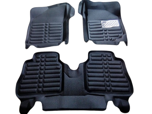 Car Floor Mat 5D Suzuki Wagon-R 2018 Black Pvc 03 Pcs / Set Standard Quality (China)