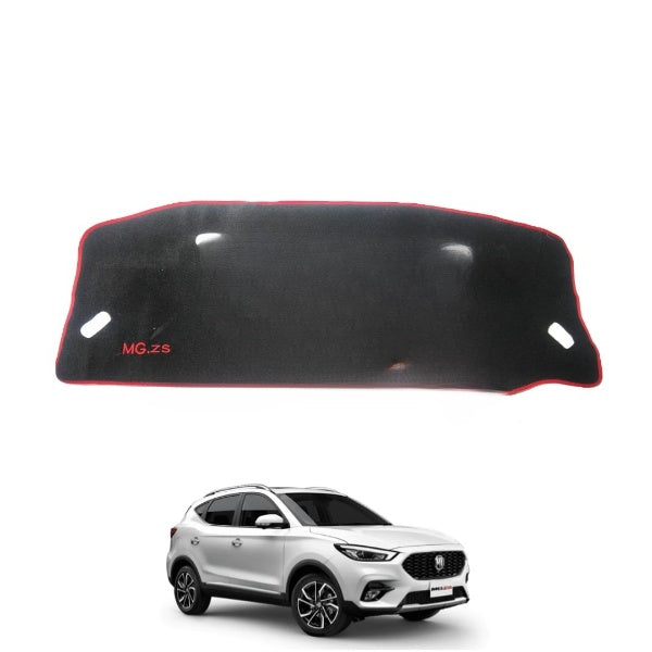 Dashboard Mat Velvet Type Carpet Mg Hs 2021 Black Red Border Poly Bag Pack  (China) Premium Quality