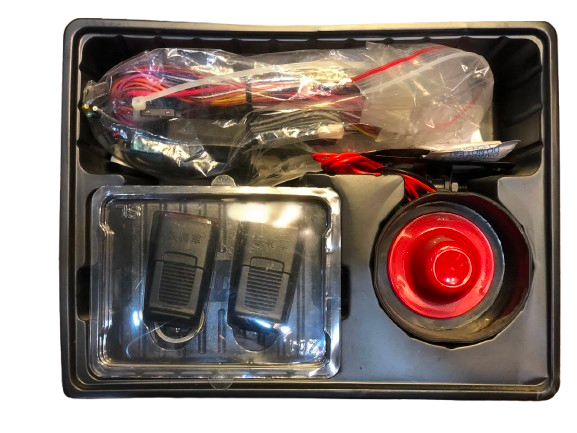 Car Alarm Steelmate 04 Buttons Black/Chrome Colour Box Pack 838Zx (China)