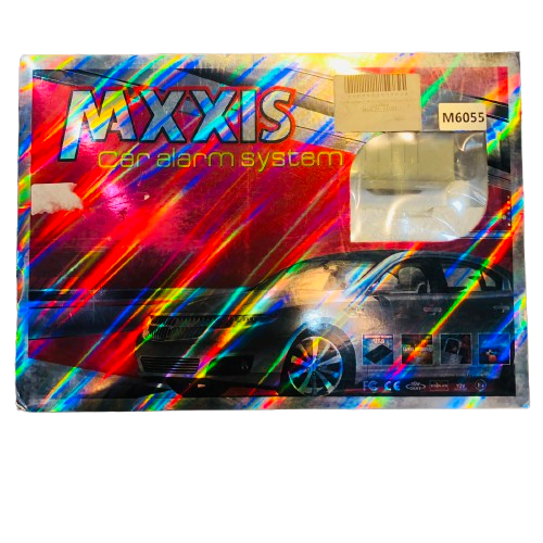 Car Alarm Maxxis 04 Buttons Black/Chrome Colour Box Pack (China)