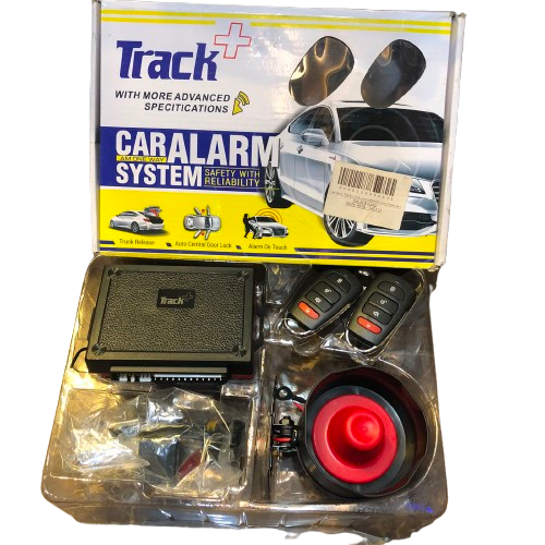 Car Alarm Track+ 04 Buttons Black/Chrome Colour Box Pack 4658 (China)