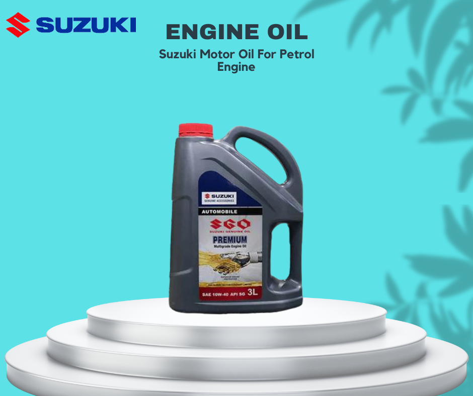 Engine Oil Suzuki Motor Oil For Petrol Engine 10W-40 Sm 03 Litres Plastic Can Pack Ultimate (Pakistan)