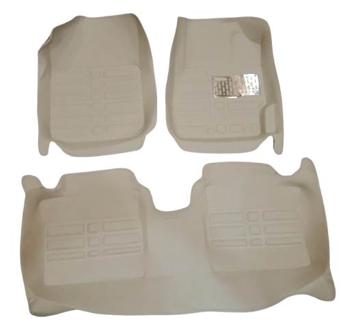 Car Floor Mat 5D Toyota Yaris 2020 Beige Pvc 03 Pcs / Set Standard Quality (China)