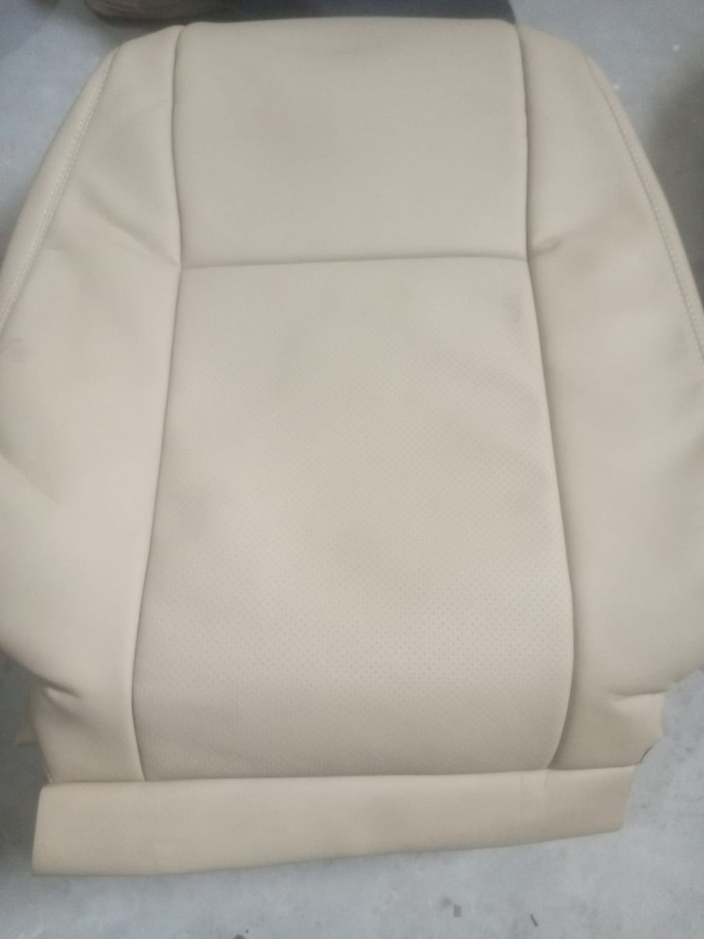 Auto Leather Type Seat Cover M/A Charger Sxt Design Custom Fitting Toyota Yaris 2020 Beige Colour 11 Pcs/Set Premium Quality