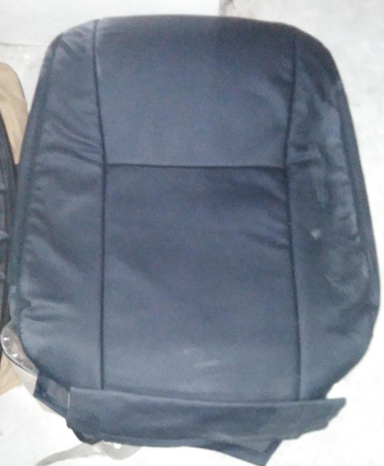 Auto Leather Type Seat Cover M/C Oem Design Custom Fitting Toyota Yaris 2020 Black Colour 11 Pcs/Set