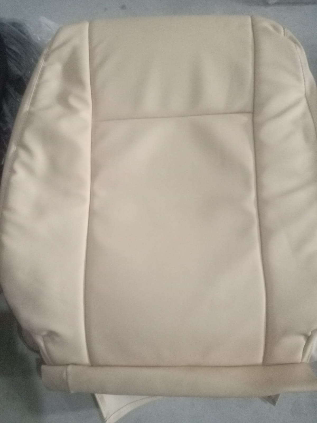 Auto Leather Type Seat Cover M/B Oem Design Custom Fitting Toyota Yaris 2020 Beige Colour 11 Pcs/Set Premium Quality