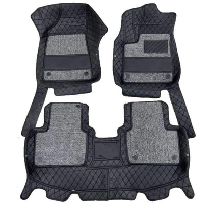 Car Floor Mat 10D Changan Alsvin 2021 Black Pvc  Black Stitch  Black/Grey Grass 03 Pcs / Set Premium Quality (China)