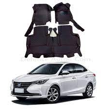 Car Floor Mat 8D Alsvin 2021 Changan Black Pvc Beige Stitch 03 Pcs / Set Premium Quality (China)