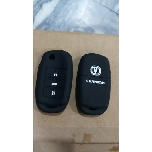 Car Remote Key Cover/Casing Metal / Silicone Changan Alsvin 2021 Changhan Logo Mix Colours Box Pack (China)