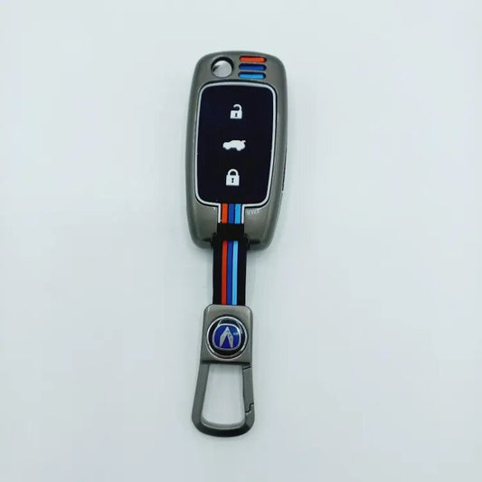 Car Remote Key Cover/Casing Metal / Silicone Changan Alsvin 2021 No Logo Mix Colours Poly Bag Pack  (China)