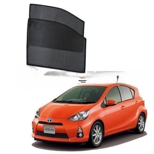 Car Curtain  Side Fix Toyota Aqua 2018   Black