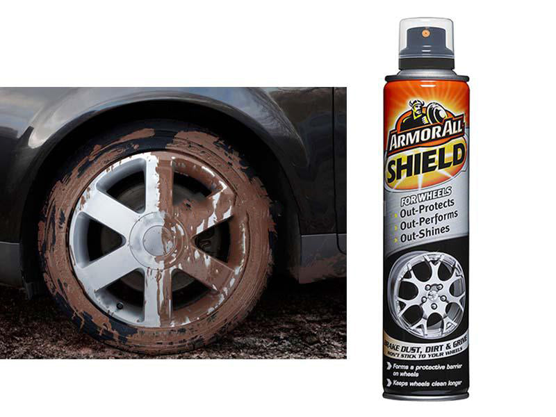 Car Wheel & Tire Cleaner Armorall Tin Can Pack 300Ml Shield Brake Dust Repellent 16300En (Usa)