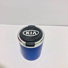 Car Ash Tray With Led Mix Colours Premium Quality Large Size Kia Logo (China)