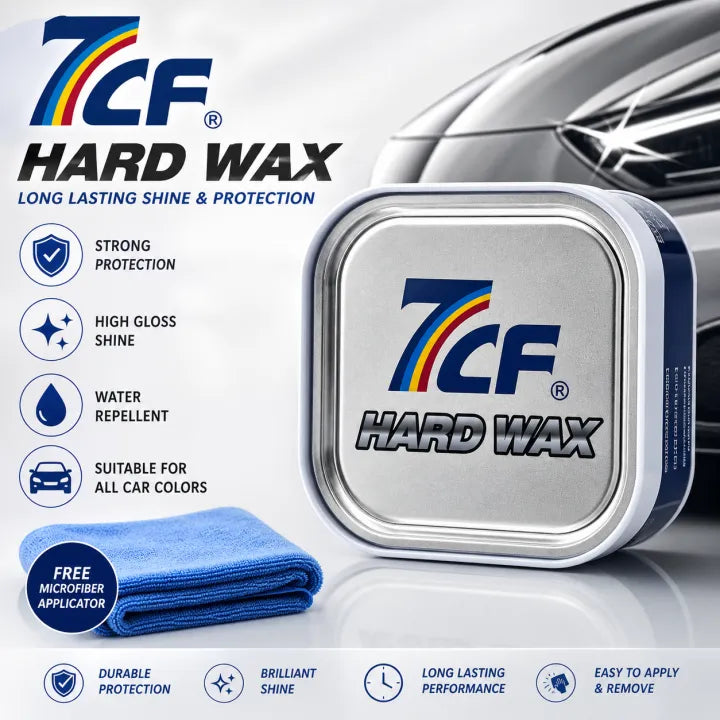 Car Body Polish 7Cf Hard Wax Tin Can Pack 200G Hard Wax (China)