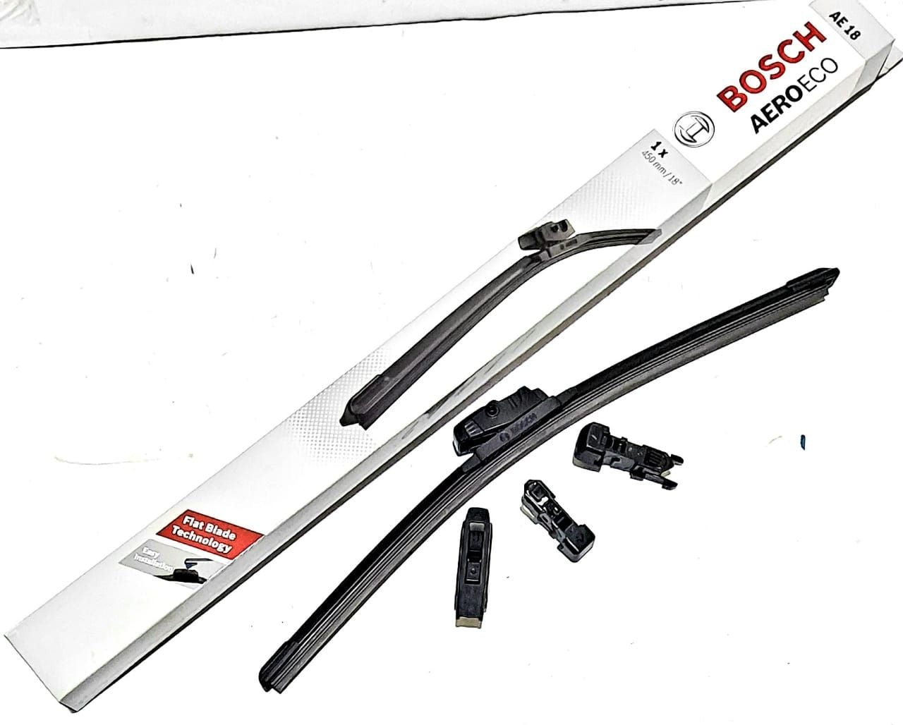 Auto Windshield Quiet Wiper Blades Bosch Front Screen Silicone Type 16" Premium Quality 01 Pc/Pack Colour Box Pack Aero Eco 3397015558 (China)