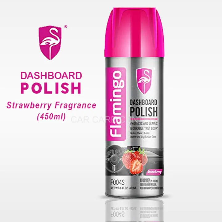 Car Dashboard Polish Flamingo Lemon Tin Can Pack 450Ml F004L (China)