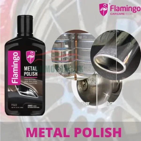 Car Body Polish Flamingo Cream Based Plastic Bottle Pack 300Ml Metal Polish (China)