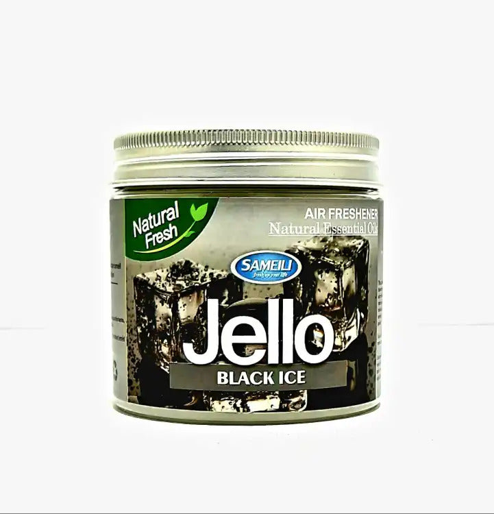 Car Perfume Tin Can Gel Large Sameili  Black Ice Large Size  Plastic Can Pack Jello