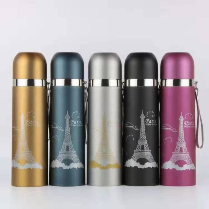 Car Vacuum Water Bottle  S/S Housing 500Ml   Mix Colours (China)