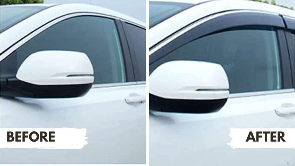 Air Press Bfk Injection Type Original Design With Chrome Border Clip Fitting Toyota Vitz 2015 Box Pack 04 Pcs/Pack Black (China)