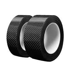 Car Anti-Scratch / Protective Self Adhesive Film  5M 08 Cm Carbon/Black Per Roll  Colour Box Pack