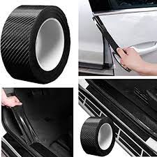 Car Anti-Scratch / Protective Self Adhesive Film  5M 08 Cm Carbon/Black Per Roll  Colour Box Pack