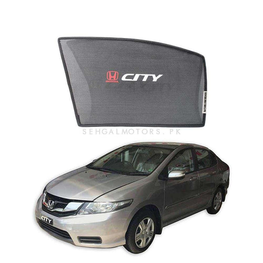 Car Curtain  Side Fix Folding Honda City 2008   Black (China)