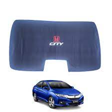 Car Curtain  Back Fix Honda City 2021 With Logo  Black (China)