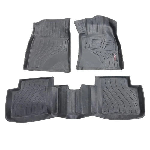 Car Floor Mat Tpe Honda Civic 2018 03 Pcs / Set Black (China)