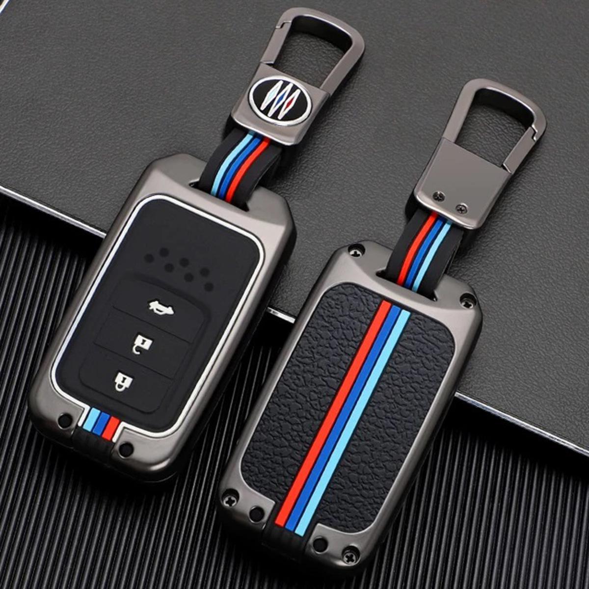 Car Remote Key Cover/Casing Metal / Silicone Honda Civic 2018 Honda Logo Mix Colours Box Pack (China)